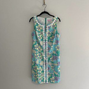 Lilly Pulitzer Moving Slowly Sea Turtles Blue Green RARE